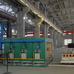 臺(tái)車(chē)式模殼焙燒爐