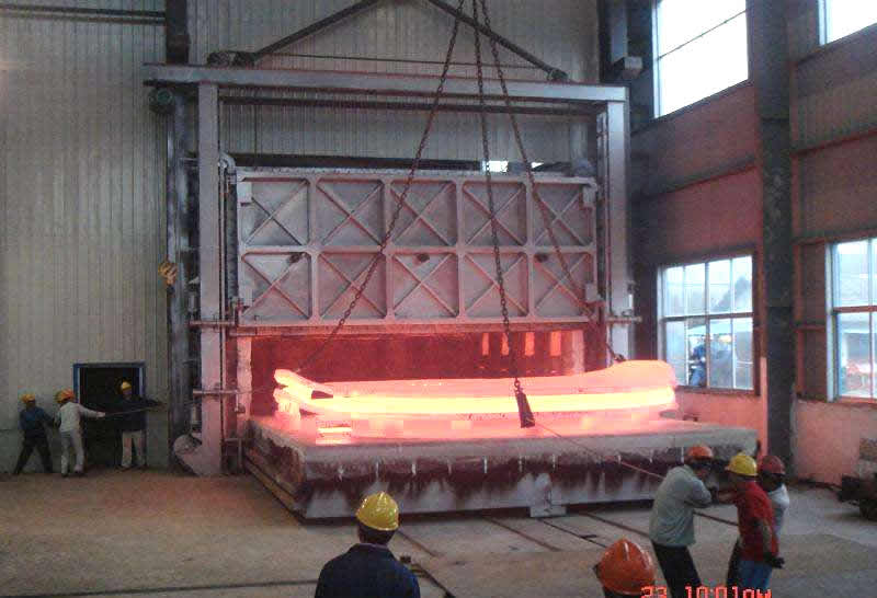 臺(tái)車式封頭鍛造加熱爐